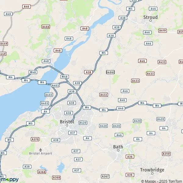 Map Iron Acton map of Iron Acton (BS37 9) and practical information